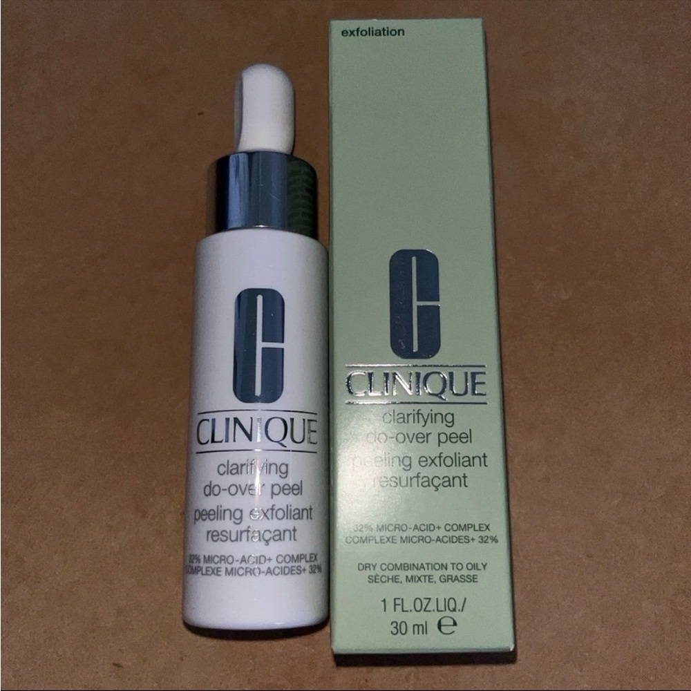 Clinique Clarifying Do Over Peel - 1 oz NEW Exfoliating dry combination to oily